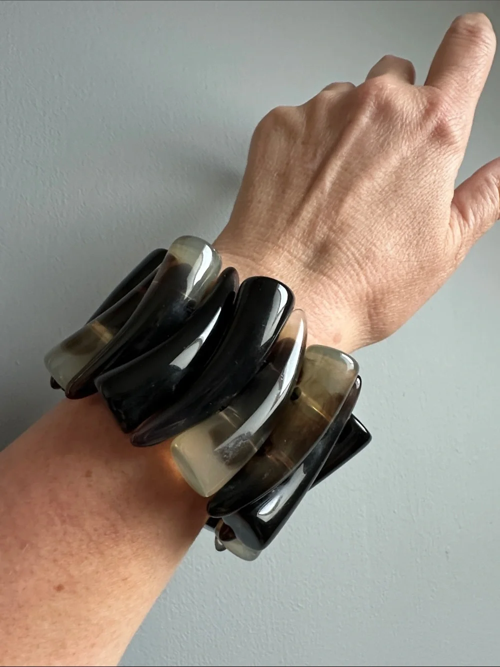 Bold Tusk Statement Bracelet